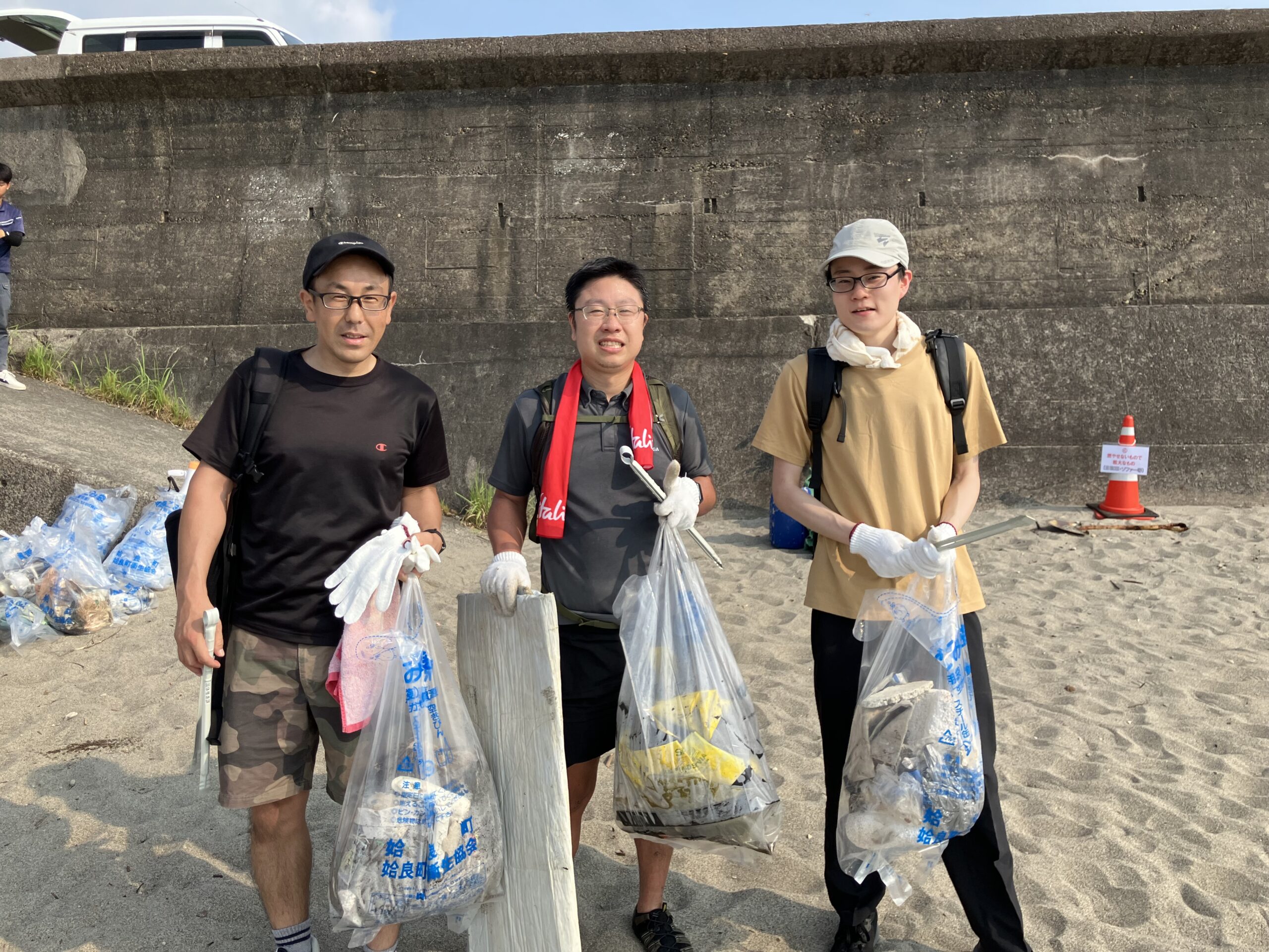 錦江湾クリーンアップ作戦・夏の部
