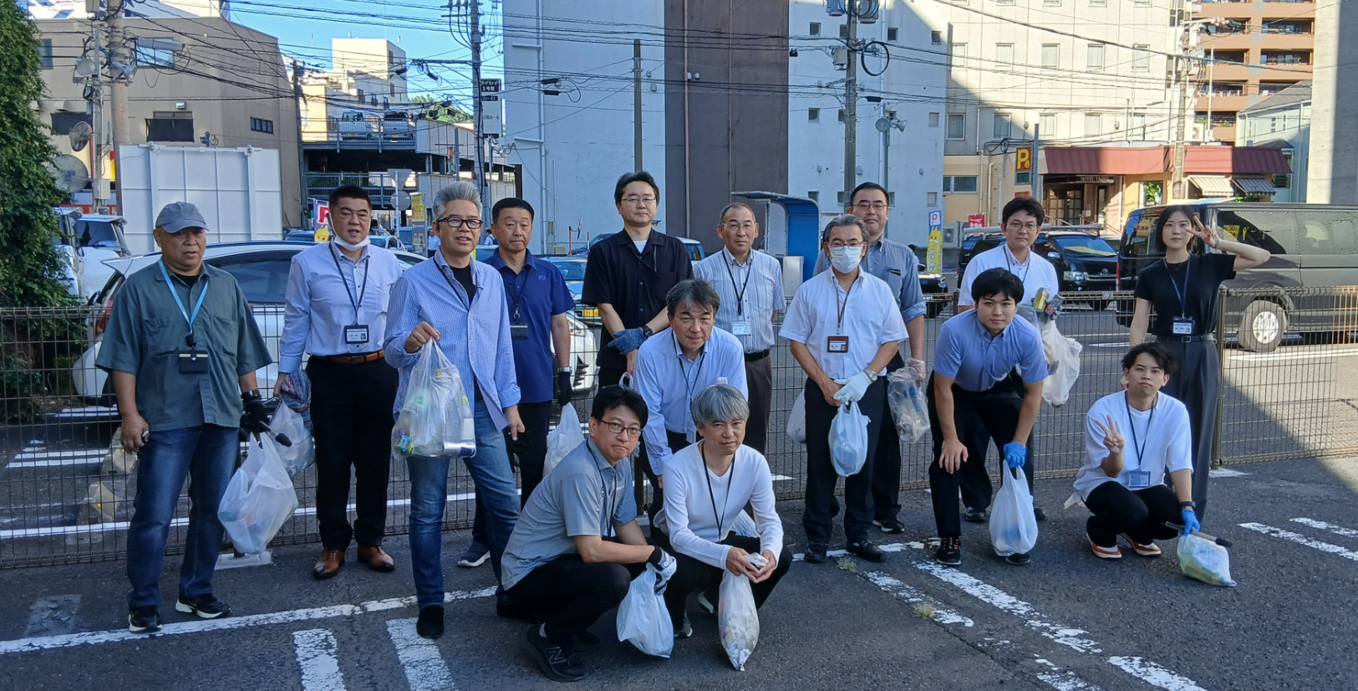 【ASK鹿児島】事務所周辺 清掃活動ボランティア（10月度）