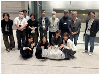 Kスクエア周辺ゴミ拾い