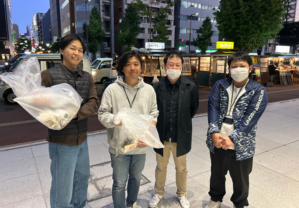 ASK博多オフィス（Kスクエア）周辺ゴミ拾い