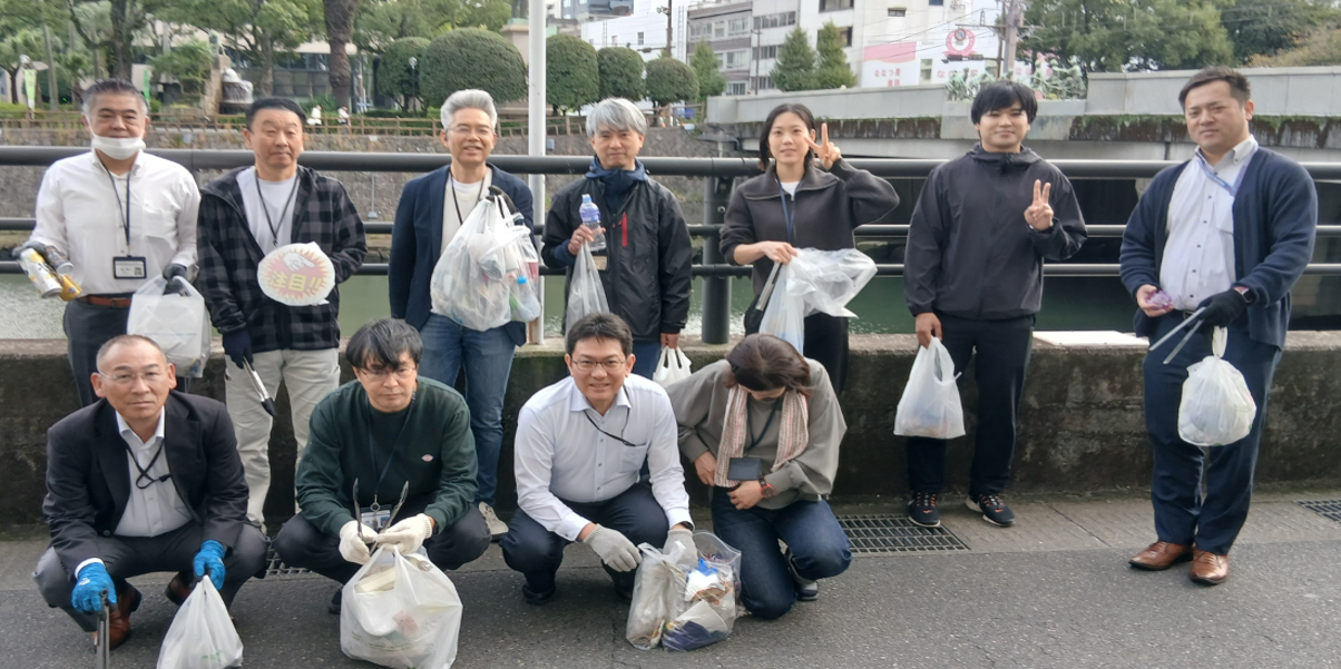 【ASK鹿児島】事務所周辺 清掃活動ボランティア（11月度）